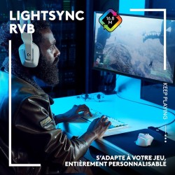 Logitech G G502 X Plus Lightspeed + G640 SE Combo - Souris Gaming RVB sans Fil et Grand Tapis de Souris Gaming en Tissu (460 x 4