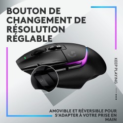 Logitech G G502 X Plus Lightspeed + G640 SE Combo - Souris Gaming RVB sans Fil et Grand Tapis de Souris Gaming en Tissu (460 x 4