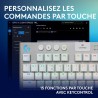 Logitech G G915 X LIGHTSPEED TKL Clavier gaming sans fil ultra-plat, touches PBT double couche, touches entièrement programmable