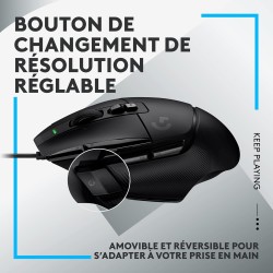 Logitech g g515 tkl corded gaming keyboard (french layout) - noir