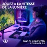 Logitech G G502 X LIGHTSPEED Souris Gaming Sans Fil avec boutons optiques-mécaniques hybrides LIGHTFORCE, Logitech G G515 LIGHTS