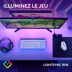 Logitech G G502 X LIGHTSPEED Souris Gaming Sans Fil - Souris optique avec boutons optiques-mécaniques hybrides, Logitech G G515 