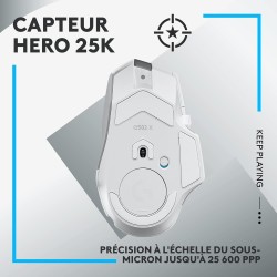 Logitech G G502 X LIGHTSPEED Souris Gaming Sans Fil - Souris optique avec boutons optiques-mécaniques hybrides, Logitech G G515 
