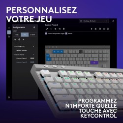 Logitech G G502 X LIGHTSPEED Souris Gaming Sans Fil - Souris optique avec boutons optiques-mécaniques hybrides, Logitech G G515 
