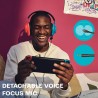 JBL Quantum 100N, casque gaming circum-auriculaire filaire, micro amovible, QuantumSURROUND Signature, comfortable, compatibilit