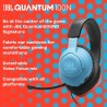 JBL Quantum 100N, casque gaming circum-auriculaire filaire, micro amovible, QuantumSURROUND Signature, comfortable, compatibilit