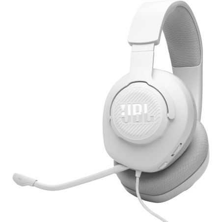 JBL Quantum 100M2 Casque gaming filaire circum-auriculaire avec microphone amovible, son JBL QuantumSOUND Signature, câble jack 