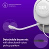 JBL Quantum 100M2 Casque gaming filaire circum-auriculaire avec microphone amovible, son JBL QuantumSOUND Signature, câble jack 