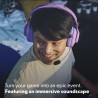 JBL Quantum 100M2 Casque gaming filaire circum-auriculaire avec microphone amovible, son JBL QuantumSOUND Signature, câble jack 