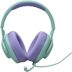 JBL Quantum 100M2 Casque gaming filaire circum-auriculaire avec microphone amovible, son JBL QuantumSOUND Signature, câble jack 