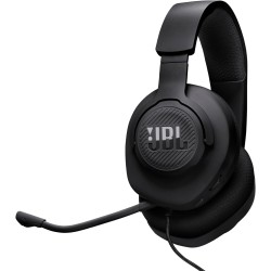 JBL Quantum 100M2 Casque gaming filaire circum-auriculaire avec microphone amovible, son JBL QuantumSOUND Signature, câble jack 