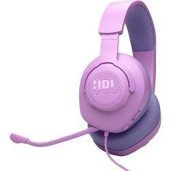 JBL Quantum 100M2 Casque gaming filaire circum-auriculaire avec microphone amovible, son JBL QuantumSOUND Signature, câble jack 