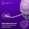 JBL Quantum 100M2 Casque gaming filaire circum-auriculaire avec microphone amovible, son JBL QuantumSOUND Signature, câble jack 