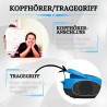 Boombox Portable - CD/CD-R - USB - Radio FM - Entrée AUX-IN - Prise Casque - Radio Enfants - Chaîne Stéréo - Système Compact (Bl