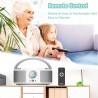 Poste cd enfant, wiscent radio fm lecteur cd portable boombox (avec bleutooth,radio fm,usb,aux,prise casque) lecteur cd enfant