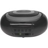Denver tcl-212btgrey lecteur de cd portable boombox. radio fm. bleutooth. haut-parleurs volume 4w. entrée aux. lecture mp3 via u