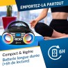 Klim boombox b3 - poste radio cd portable - nouveauté - radio fm, cd, bleutooth, usb, mp3 - cd boombox - mode filaire et sans fi