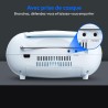 MEDION E66476 Stereo Sound System (Boombox, Lecteur CD, MP3, Cassette, Lecteur de Cassette Portable pour Enfants, Radio FM, AUX,