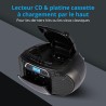 MEDION E66476 Système de Son stéréo (Boombox, Lecteur CD, MP3, Cassette, Lecteur de Cassette Portable pour Enfants, Radio FM, AU