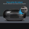 MEDION E66476 Système de Son stéréo (Boombox, Lecteur CD, MP3, Cassette, Lecteur de Cassette Portable pour Enfants, Radio FM, AU