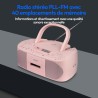 MEDION E65010 Radio stéréo (Lecteur CD, Cassette, Port USB, entrée Audio AUX, Lecture MP3. Radio FM PLL,40 mémoires de Stations,