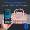 MEDION E65010 Radio stéréo (Lecteur CD, Cassette, Port USB, entrée Audio AUX, Lecture MP3. Radio FM PLL,40 mémoires de Stations,