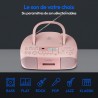 MEDION E65010 Radio stéréo (Lecteur CD, Cassette, Port USB, entrée Audio AUX, Lecture MP3. Radio FM PLL,40 mémoires de Stations,