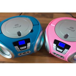 Lecteur cd avec éclairage led | prise casque | radio stéréo portable | radio enfant | chaîne | usb | lecteur cd/mp3 | radio fm |