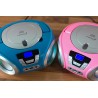 Lecteur cd avec éclairage led | prise casque | radio stéréo portable | radio enfant | chaîne | usb | lecteur cd/mp3 | radio fm |
