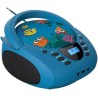 Lecteur - Radio CD - USB WeKids: FM, Lecteur CD/CD-R/CD-RW/MP3, RMS2*2W, entrée Aux et Micro, modèle Mer