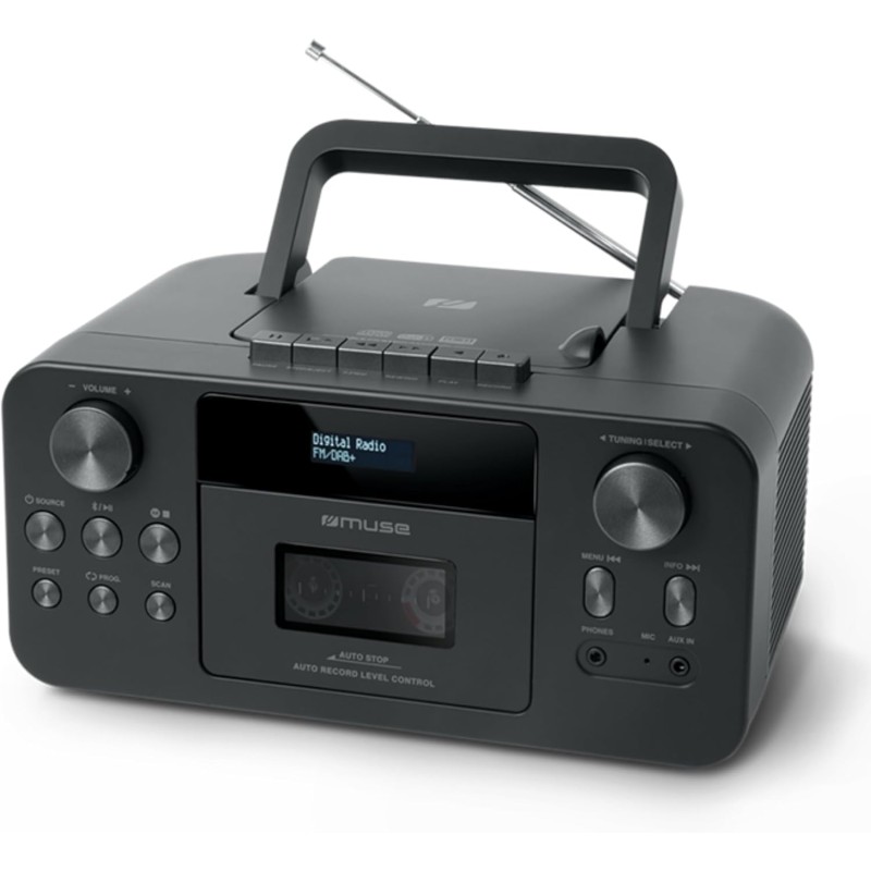 MUSE Radio Cassette CD M-182 DB
