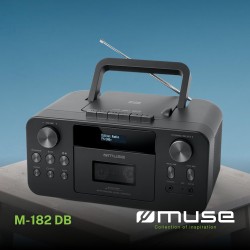 MUSE Radio Cassette CD M-182 DB