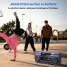 Medion p66538 enregistreur à cassettes (ghettoblaster rétro avec lecteur cd, années 80, grand, usb, sd, cd, cassettes mc, radio 