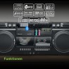 Muse boombox bleutooth rétro avec radio, cd, enregistreur cassette, puissance de sortie 80 w, usb, aux, fente pour carte micro s