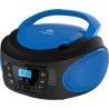 Boombox - Lecteur CD portable - CD/CD-R - USB - Radio FM - Entrée AUX-IN - Prise casque - Radio enfants - Radio CD - Chaîne stér