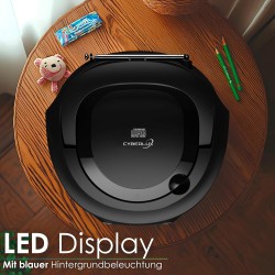 Boombox - Lecteur portable - CD/CD-R - USB - Radio FM - Entrée AUX-IN - Prise casque - Radio enfants - Chaîne stéréo - Système c