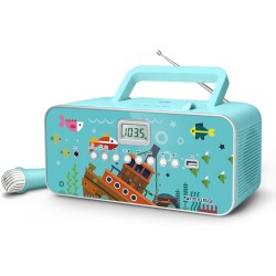 Muse M-29 KB Radio CD/MP3 Multicolore