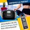 Klim lecteur cd & lecteur cassette audio, am/fm poste radio cd, lecteur cd bleutooth, son stéréo, télécommande, enregistrement d