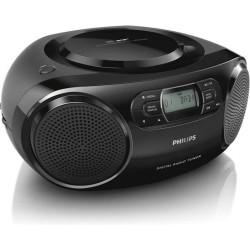 Radio Portable Philips Audio AZB500/12 Radio Dab (Dab+/UKW, Dynamic Bass Boost, Lecture CD, Fonction Shuffle/répétition, entrée 