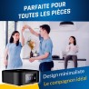 Klim boombox e1 - poste radio cd portable - extra bass avec subwoofer - radio fm, cd, bleutooth, usb, bleutooth, mp3 - mode fila