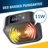Klim boombox e1 - poste radio cd portable - extra bass avec subwoofer - radio fm, cd, bleutooth, usb, bleutooth, mp3 - mode fila