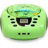 Lecteur - Radio CD - USB WeKids: FM, Lecteur CD/CD-R/CD-RW/MP3, RMS2*2W, entrée Aux et Micro, modèle Dinosaure