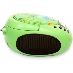 Lecteur - Radio CD - USB WeKids: FM, Lecteur CD/CD-R/CD-RW/MP3, RMS2*2W, entrée Aux et Micro, modèle Dinosaure