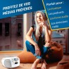 Klim lecteur cd & lecteur cassette audio, am/fm poste radio cd, bleutooth, son stéréo, télécommande, enregistrement de cassettes