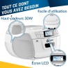Klim lecteur cd & lecteur cassette audio, am/fm poste radio cd, bleutooth, son stéréo, télécommande, enregistrement de cassettes