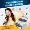 Klim lecteur cd & lecteur cassette audio, am/fm poste radio cd, bleutooth, son stéréo, télécommande, enregistrement de cassettes