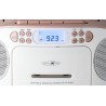 Reflexion RCR2260 Lecteur CD avec Cassette et Radio pour Alimentation Secteur et Batterie (Radio FM PLL, écran LCD, entrée AUX, 
