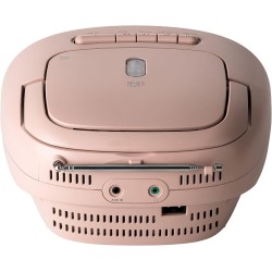 Reflexion RCR2260 Lecteur CD avec Cassette et Radio pour Alimentation Secteur et Batterie (Radio FM PLL, écran LCD, entrée AUX, 