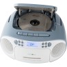 Reflexion RCR2260BL Radio-Lecteur CD FM AUX, CD, Cassette, FM Bleu-Blanc