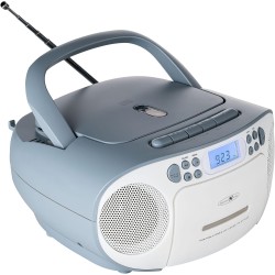 Reflexion RCR2260BL Radio-Lecteur CD FM AUX, CD, Cassette, FM Bleu-Blanc